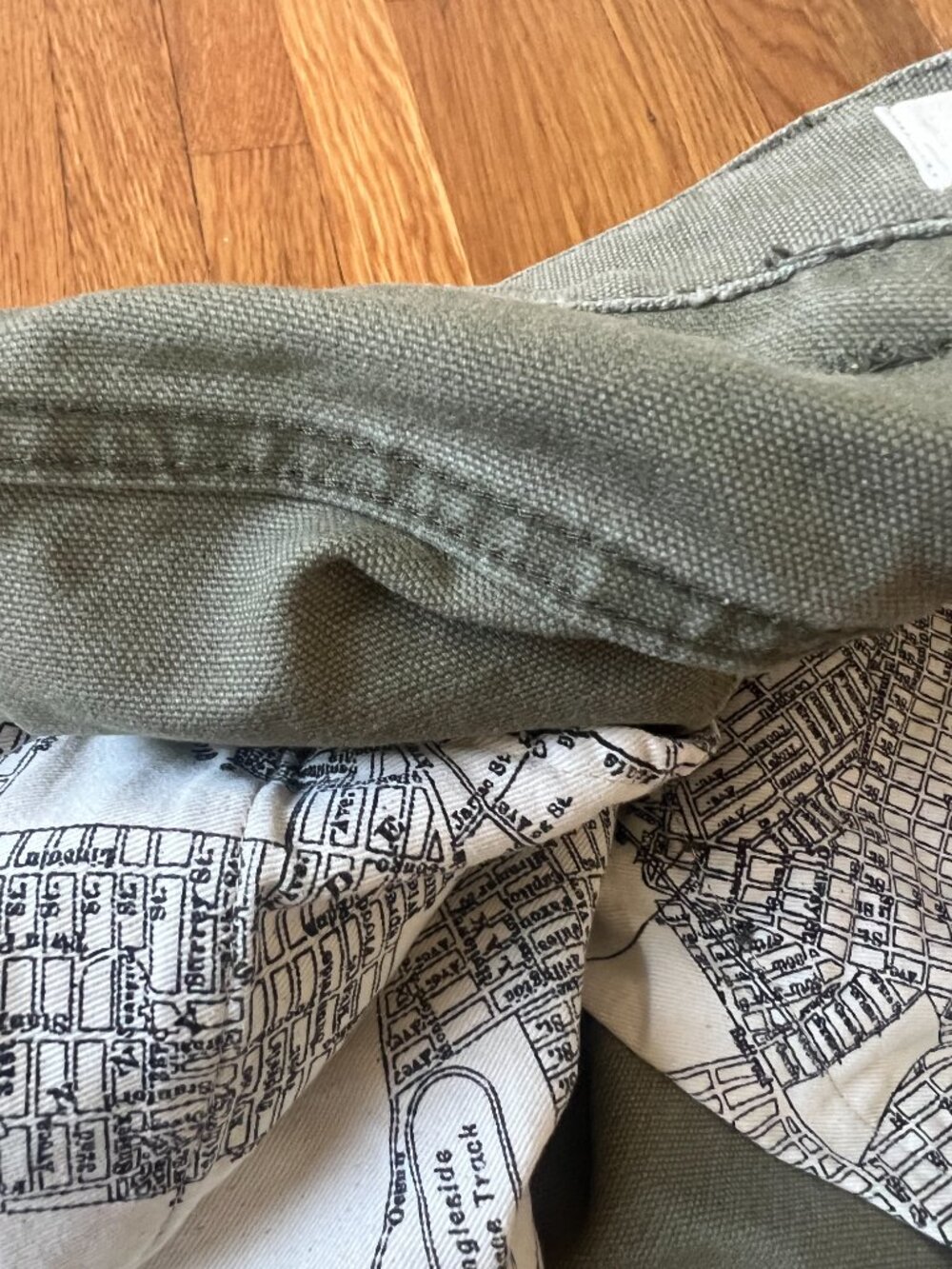 Taylor Stitch The Slim All Day Pants Eucalyptus Green Canvas - Men's 34x34 (NWT) - Picture 8 of 9